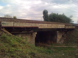 Капитальный ремонт ж.б. моста 9 км ПК8 1путь участка Москва- Савелово.